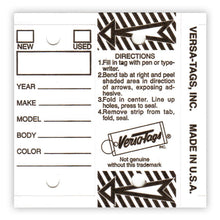 Load image into Gallery viewer, Genuine Versa-Tag Key Tags - 250 per box